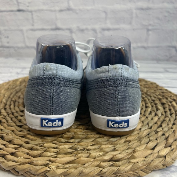 Keds Denim Blue Sneakers with Dream Memory Foam. Size 10. - Picture 5 of 10